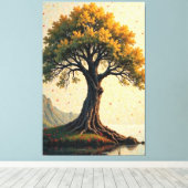 Golden Haven Leinwanddruck (Insitu (Holzboden))