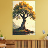 Golden Haven Leinwanddruck (Insitu (Wohnzimmer))