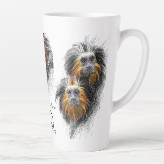 Golden-headed Lion Tamarin Mug by RSCF Milchtasse (Rechts)