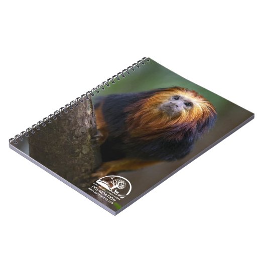 Golden Headed Lion Tamarins Notizblock (Linke Seite)