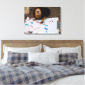 Golden-Headed Löwe Tamarin Malerei Leinwanddruck (Insitu (Schlafzimmer))