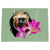 Golden-Headed Löwe Tamarin Monkey Große Geschenktüte (Vorderseite)
