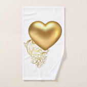 Golden Heart Bath Handtuch Set (Handtuch)