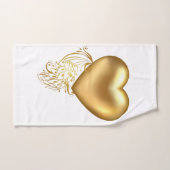 Golden Heart Bath Handtuch Set (Handtuch)