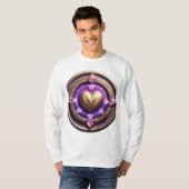 Golden Heart Mandala T-Shirt (Vorne ganz)