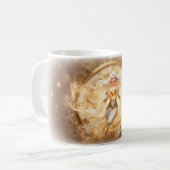 Golden Heart Through Time Enchantment Mug Kaffeetasse (Vorderseite Links)