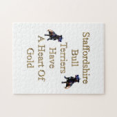 Golden Hearted Staffys, Jigsaw Puzzle (Horizontal)