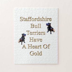 Golden Hearted Staffys, Jigsaw Puzzle