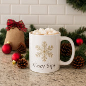 Golden Hearth Cozy Sips Classic Mug, 11 oz Kaffeetasse