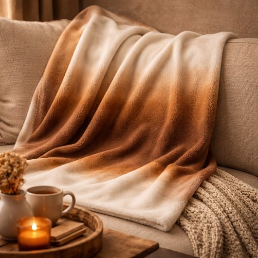 Golden Hearth Fade Fleece Blanket