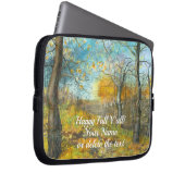 Golden Herbst in einem Eichenhain Aquarell Laptopschutzhülle (Vorne Rechts)
