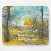 Golden Herbst in einem Eichenhain Aquarell Mousepad (Vorne)