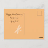 Golden Herbst in einem Eichenhain Aquarell Postkarte (Rückseite)