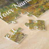 Golden Herbst in einem Eichenhain Aquarell Puzzle (Seite)