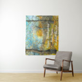 Golden Herbst in einem Eichenhain Aquarell Wandteppich (Beispiel)