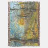 Golden Herbst in einem Eichenhain Decke (Vorderseite Vertikal)