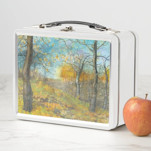 Golden Herbst in einem Eichenhain Metall Brotdose (Beispiel)