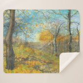 Golden Herbst in einem Eichenhain Sherpadecke (Vorderseite (Horizontal))