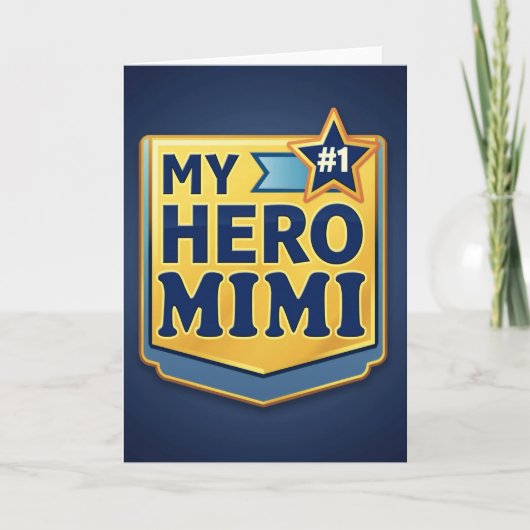 Golden Hero Mimi Emblem Karte (Vorderseite)