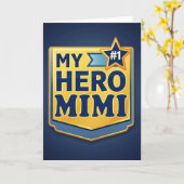 Golden Hero Mimi Emblem Karte (Gelbe Blume)
