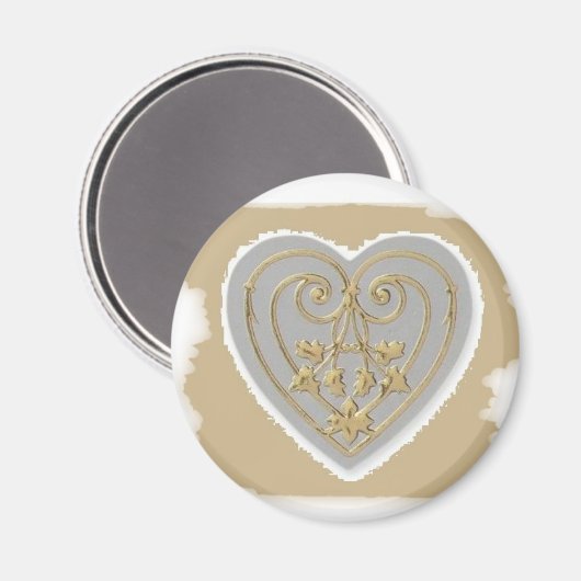 GOLDEN HERZ HIER 2008 MAGNET (Vorderseite/Rückseite)