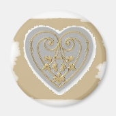 GOLDEN HERZ HIER 2008 MAGNET (Vorne)