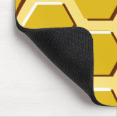 Golden Hexagon Muster Mousepad (Ecke)