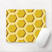 Golden Hexagon Muster Mousepad (Mit Mouse)