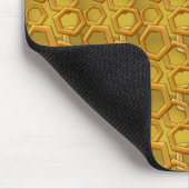 Golden Hexagons Mousepad (Ecke)