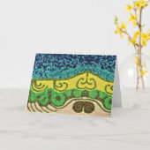 '' Golden Hills '' Karte (Gelbe Blume)