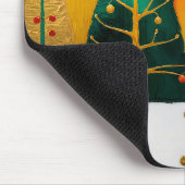 Golden Holiday Grove Mousepad (Ecke)