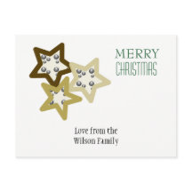 Golden Holiday Stars