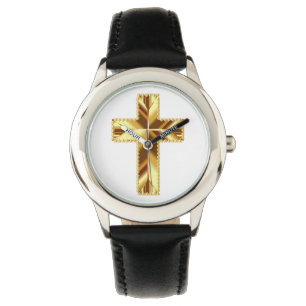 GOLDEN HOLY CROSS ARMBANDUHR
