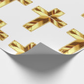 GOLDEN HOLY CROSS GESCHENKPAPIER (Ecke)
