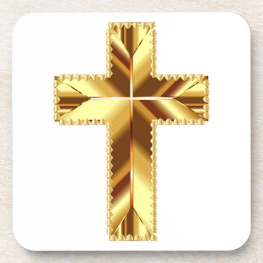 GOLDEN HOLY CROSS GETRÄNKEUNTERSETZER (Vorderseite)