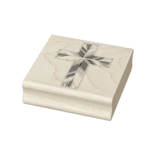 GOLDEN HOLY CROSS GUMMISTEMPEL