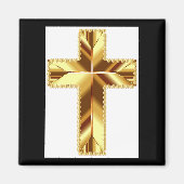 GOLDEN HOLY CROSS MAGNET (Vorne)