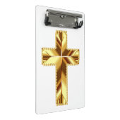 GOLDEN HOLY CROSS MINI KLEMMBRETT (Schrägansicht)