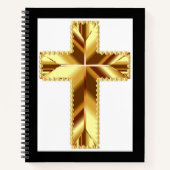 GOLDEN HOLY CROSS NOTEBOOK NOTIZBLOCK (Vorderseite)