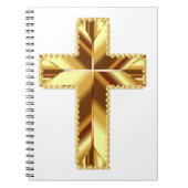 GOLDEN HOLY CROSS NOTEBOOK NOTIZBLOCK (Vorderseite)