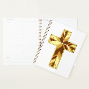 GOLDEN HOLY CROSS PLANNER PLANER