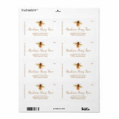 Golden Honey Bee Label (Vorne)