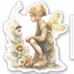 Golden Honey Fairy World – 3a Das Erwachen Aufkleber