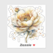 Golden Honey Fairy World – Flowers Aufkleber (Blatt)