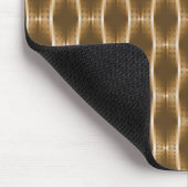 Golden Honey Metallic Ribbons Mousepad (Ecke)