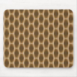 Golden Honey Metallic Ribbons Mousepad