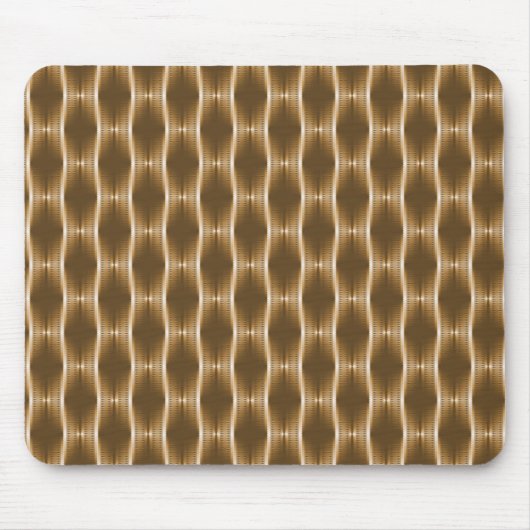 Golden Honey Metallic Ribbons Mousepad (Vorne)
