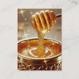 Golden Honey   Psalm 19:9–11 KJV Karton Visitenkarte