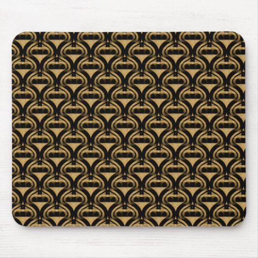 Golden Honey Retro Cool Mousepad (Vorne)