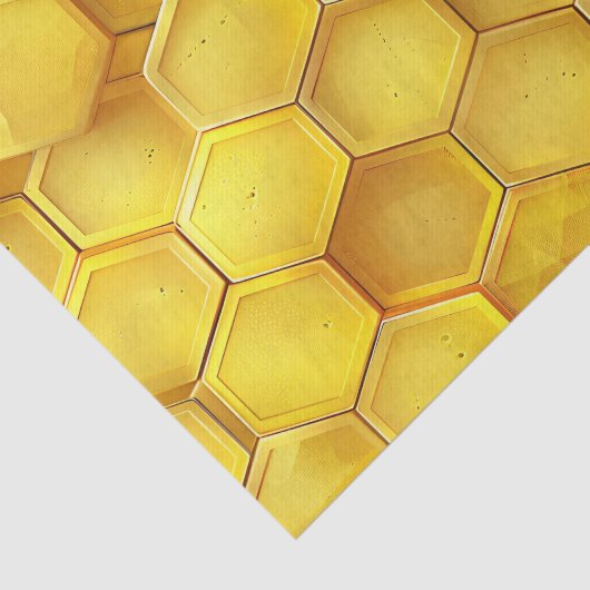 Golden Honeycomb Decoupage Seidenpapier (Ausschnitt)
